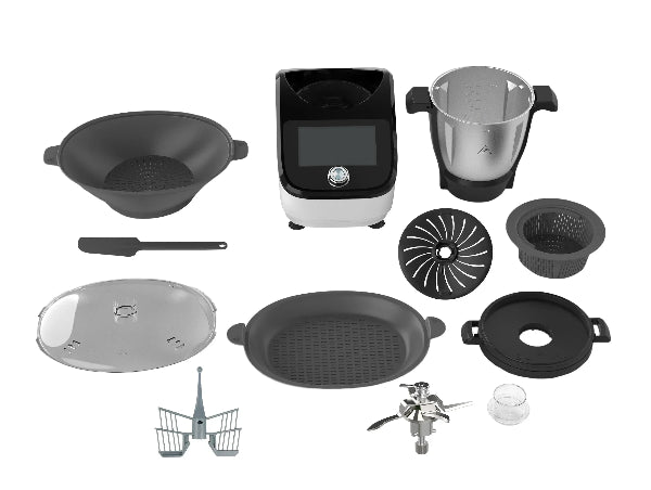 Robot de Cuisine avec Contrôle Wi-Fi et Recettes Digitales avec accessoires multifonctions Ustensile de chef