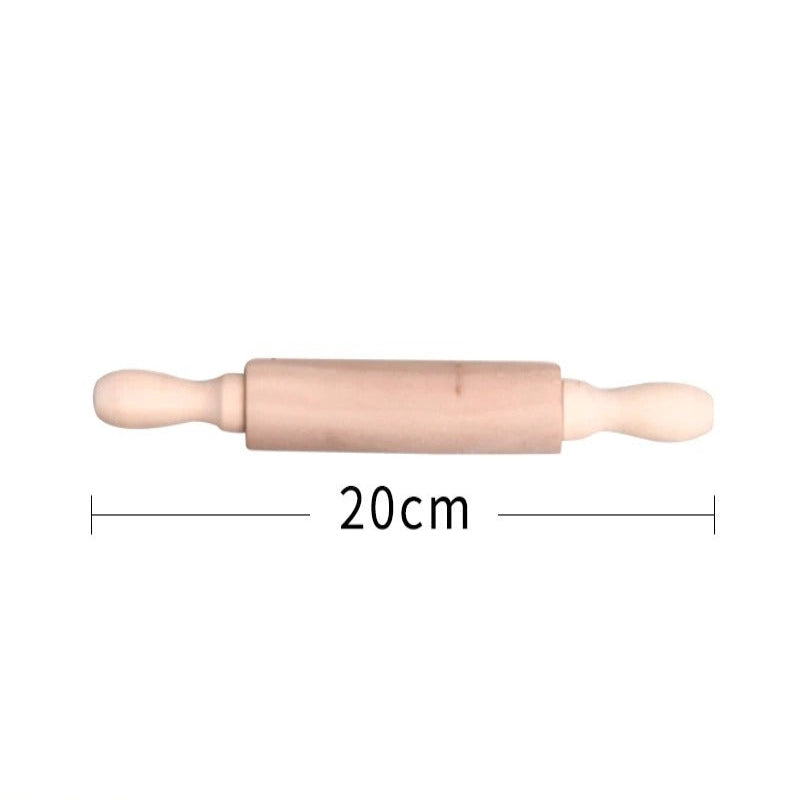 Rouleau à Pâtisserie en Bois avec Poignées – 20 à 45 cm pour un usage facile en pâtisserie