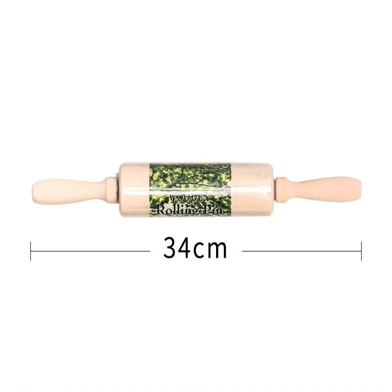 Rouleau à Pâtisserie en Bois avec Poignées – 20 à 45 cm mesurant 34 cm, parfait pour la pâtisserie maison