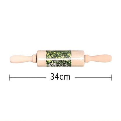 Rouleau à Pâtisserie en Bois avec Poignées – 20 à 45 cm mesurant 34 cm, parfait pour la pâtisserie maison