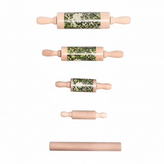 Rouleau à Pâtisserie en Bois avec Poignées – 20 à 45 cm en différentes tailles pour vos créations culinaires