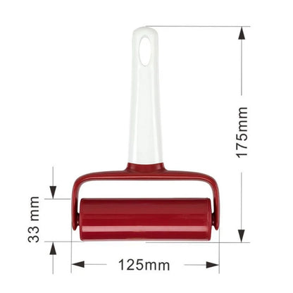 Rouleau Pâtisserie Compact – Plastique Antiadhésif rouge et blanc avec poignée ergonomique