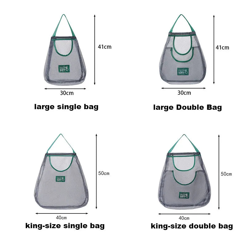 Sac de Rangement Suspendu Cuisine avec différentes tailles pour organiser les aliments et gagner de l'espace