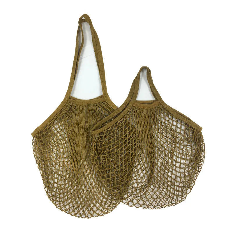 Sac Filet Réutilisable – Tote Bag Coton pour Fruits & Légumes en deux tailles avec design pratique et durable