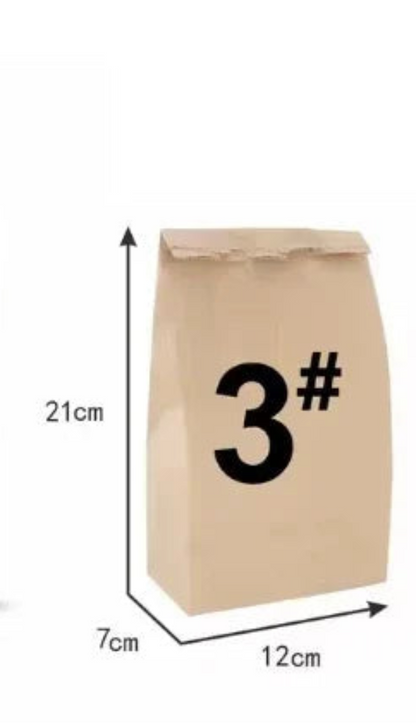 Sac Kraft Multi-Usage Étanche et Résistant – 1 à 30 pcs, dimensions 21x12x7 cm