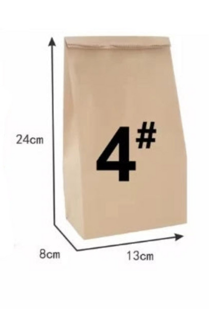 Sac Kraft Multi-Usage Étanche et Résistant en papier, dimensions 24cm x 8cm x 13cm, idéal pour le rangement