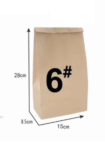 Sac Kraft Multi-Usage Étanche et Résistant – 1 à 30 pcs avec dimensions en centimètres