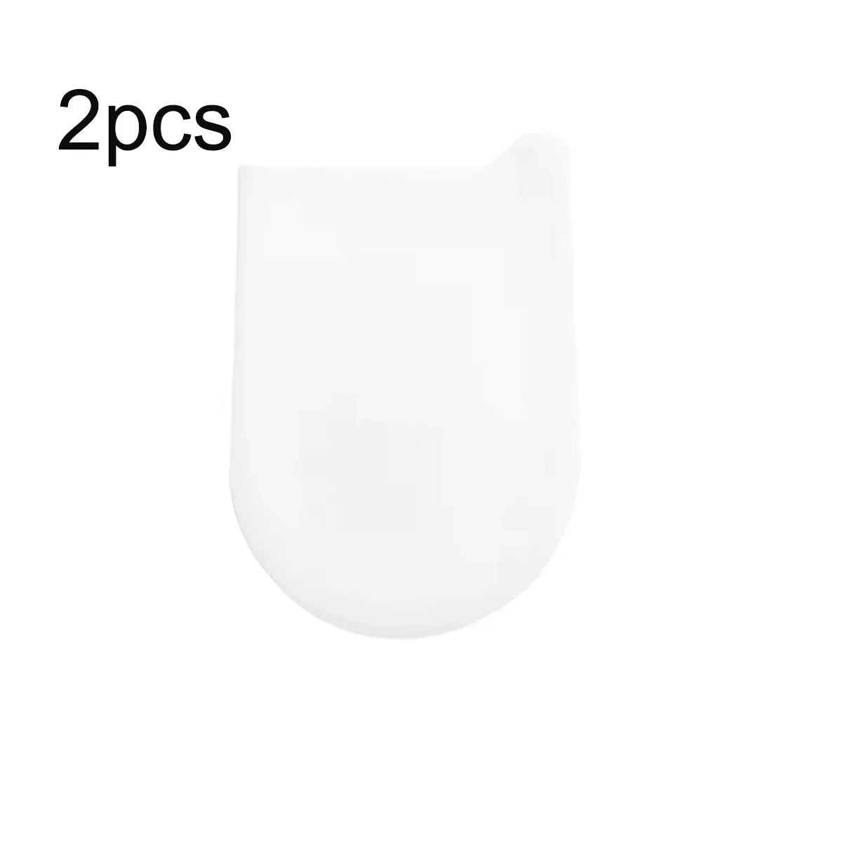 Sac Silicone Pétrissage – Ustensile Pâte Facile et Propre en silicone blanc set de 2 pièces