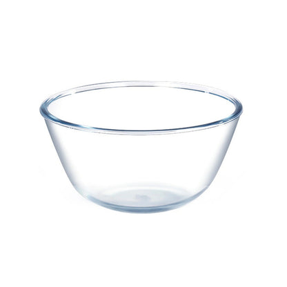 Saladier en Verre Transparent 500 ml à 4,5 L idéal pour servir des salades et des plats frais
