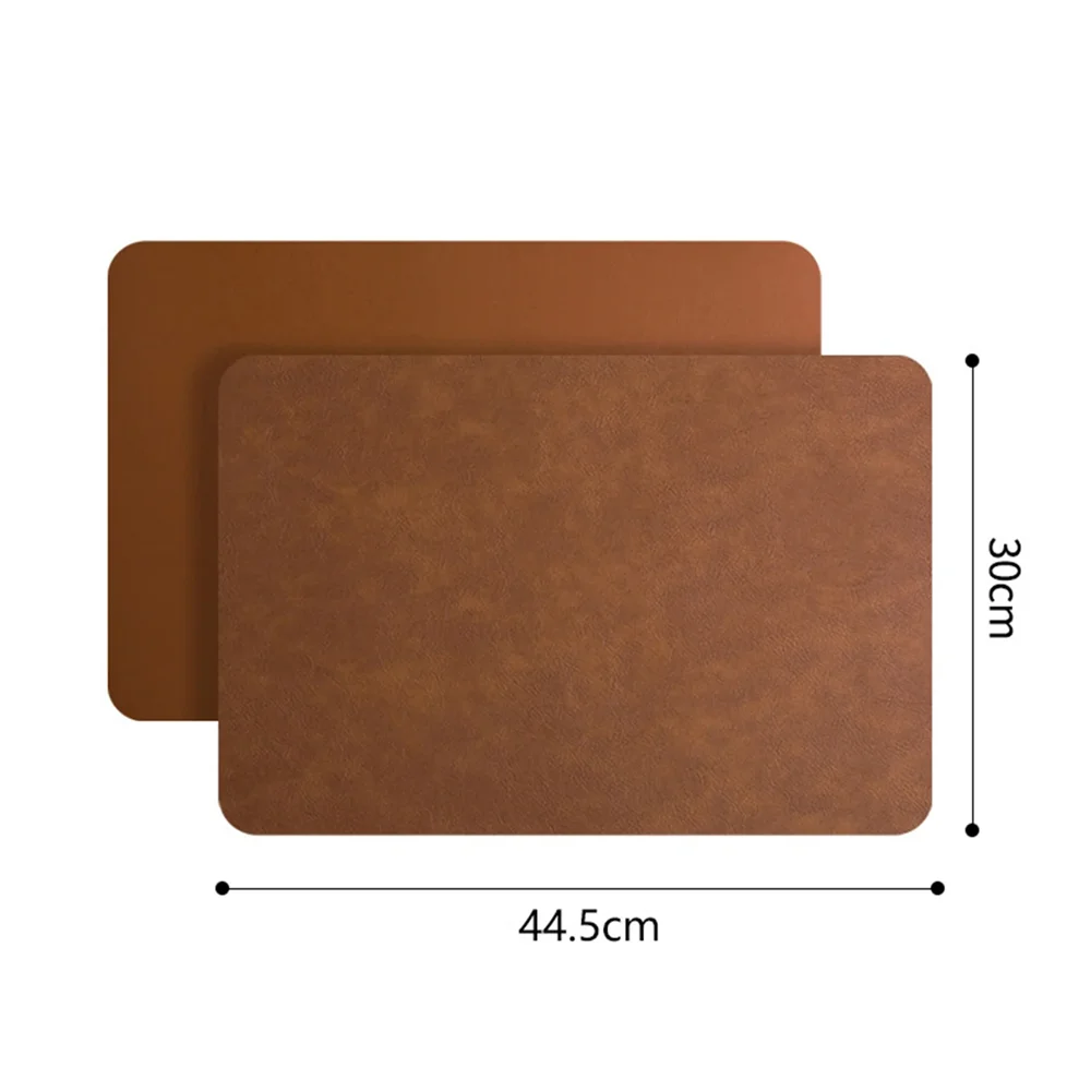 Sets de table design en cuir – Résistants et faciles à nettoyer, dimensions 44.5 cm par 30 cm