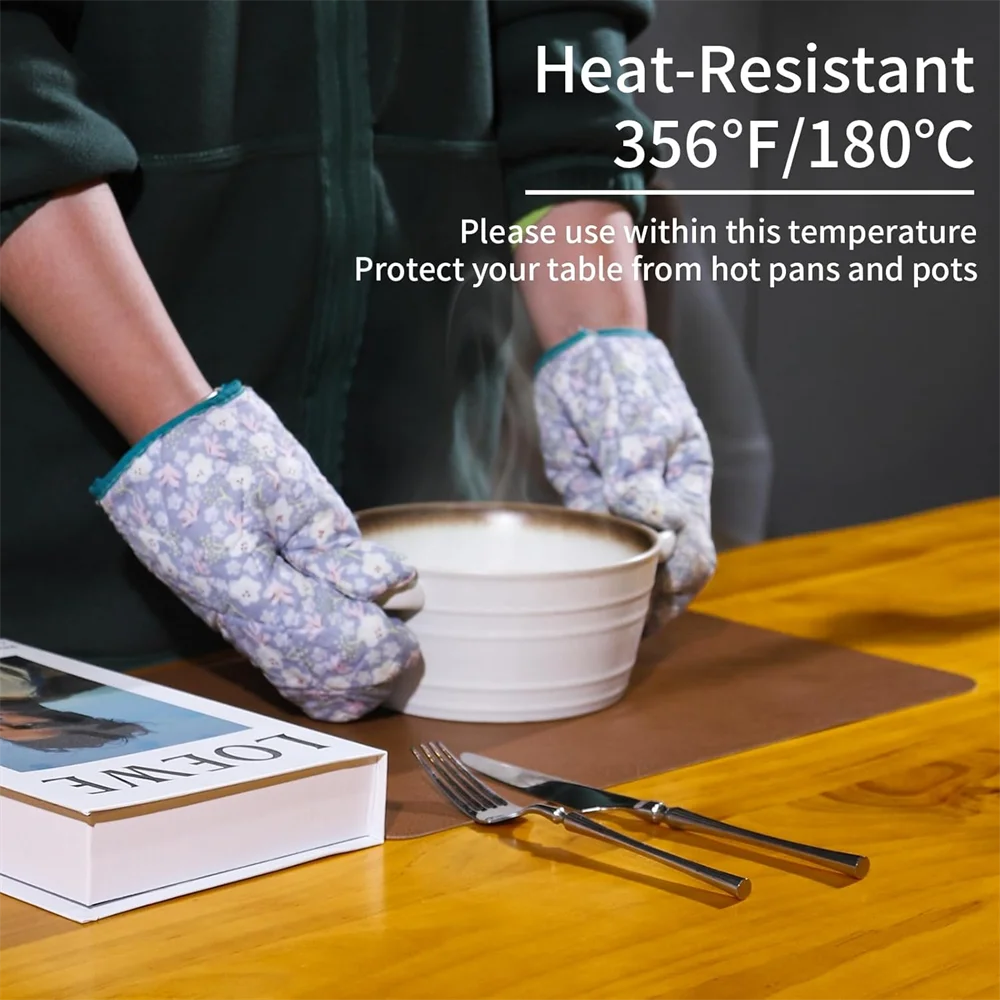 Sets de table design en cuir – Résistants et faciles à nettoyer, protégeant la table contre les casseroles chaudes