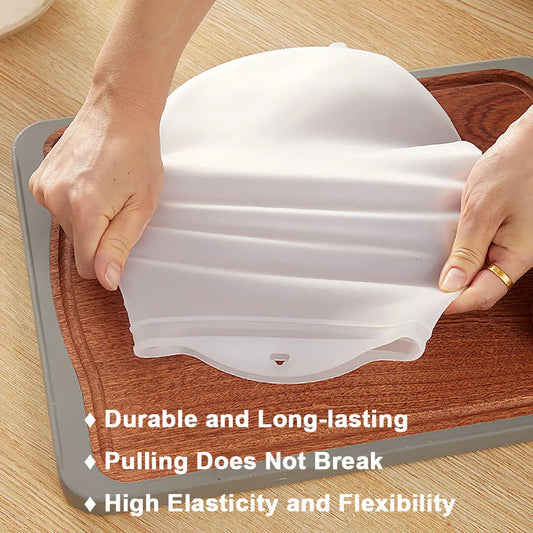 Sac Mélangeur Pâte Silicone – 1,5 kg Réutilisable en silicone blanc flexible et extensible pour pétrir la pâte