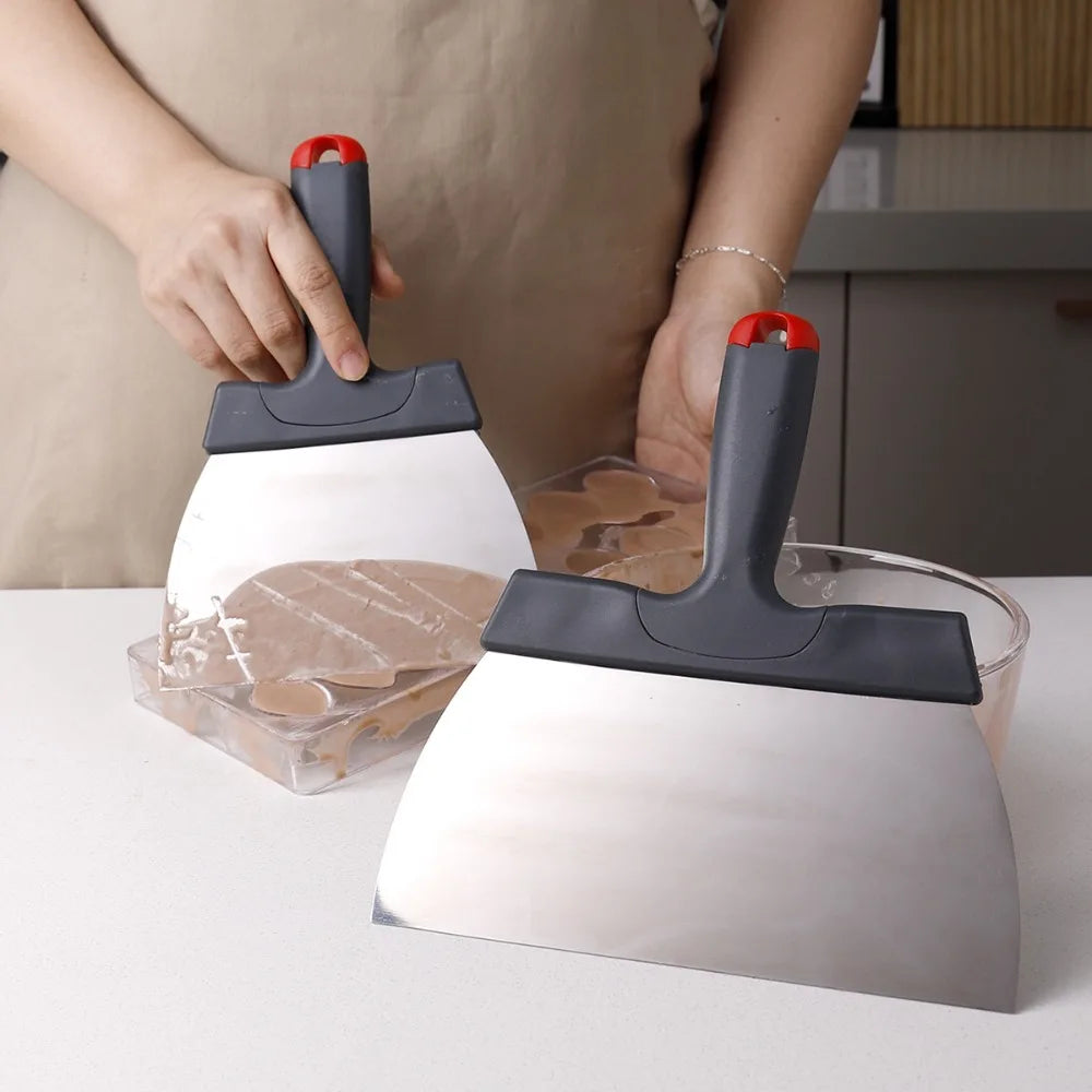 Ustensile de chef avec spatule à tremper et à étaler le chocolat en inox pour pâtisserie