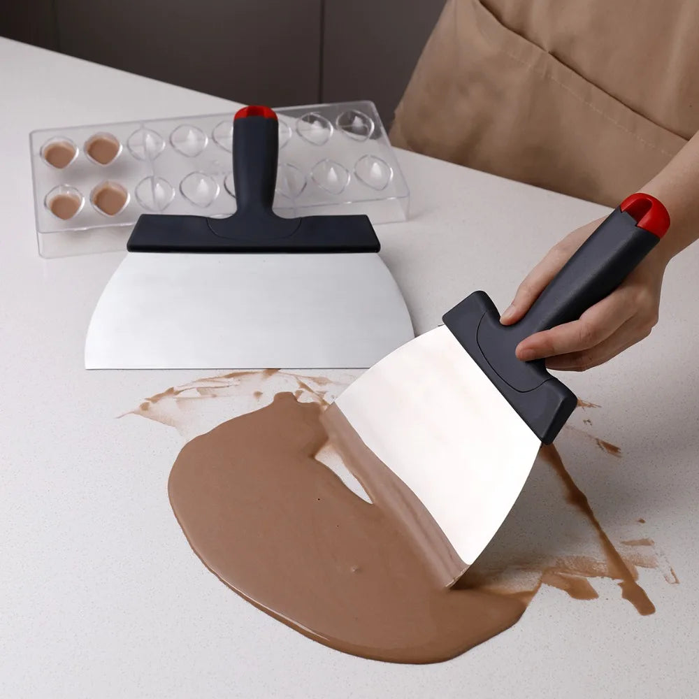 Spatule à tremper et à étaler le chocolat en inox pour une application facile et professionnelle
