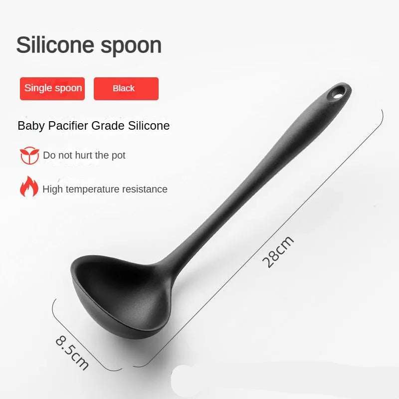 Spatule silicone AOLI-WJT – Antiadhésive en silicone noir avec résistance à haute température