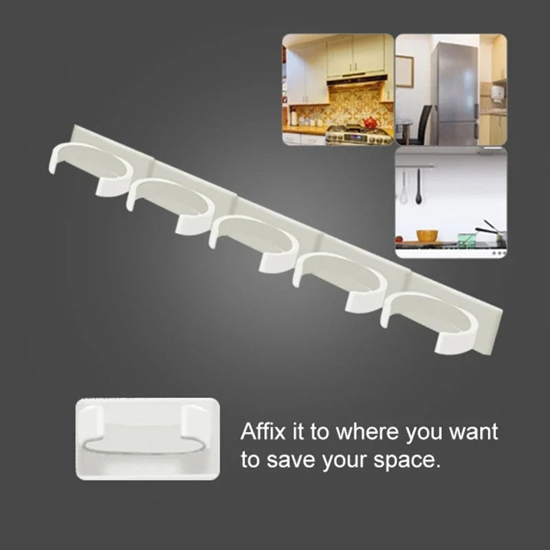 Support à Épices Mural Sans Perçage – Lot de 4 pour organiser efficacement votre cuisine