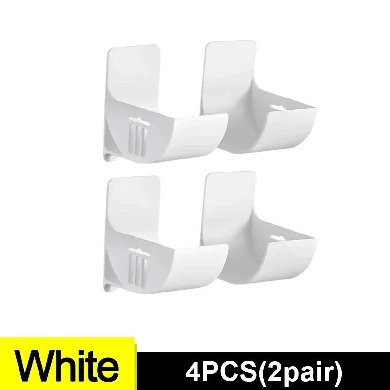 Support Mural pour Sacs Poubelle Auto-Adhésif en blanc, ensemble de 4PCS pour un rangement pratique