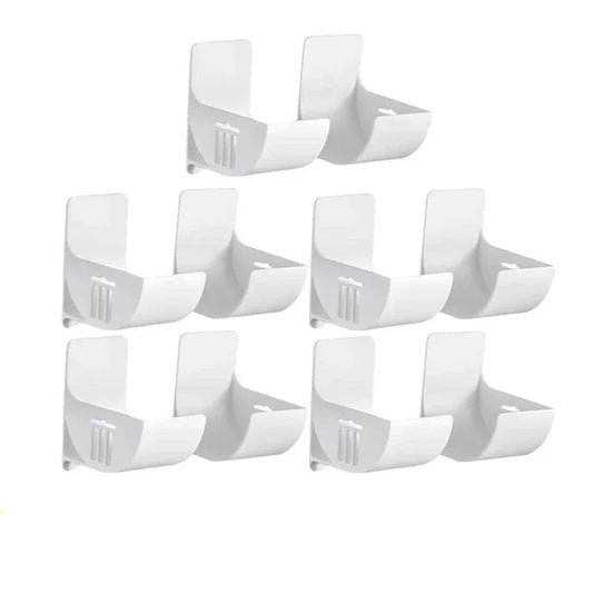 Support Mural pour Sacs Poubelle Auto-Adhésif en lot de huit pour un rangement pratique et efficace