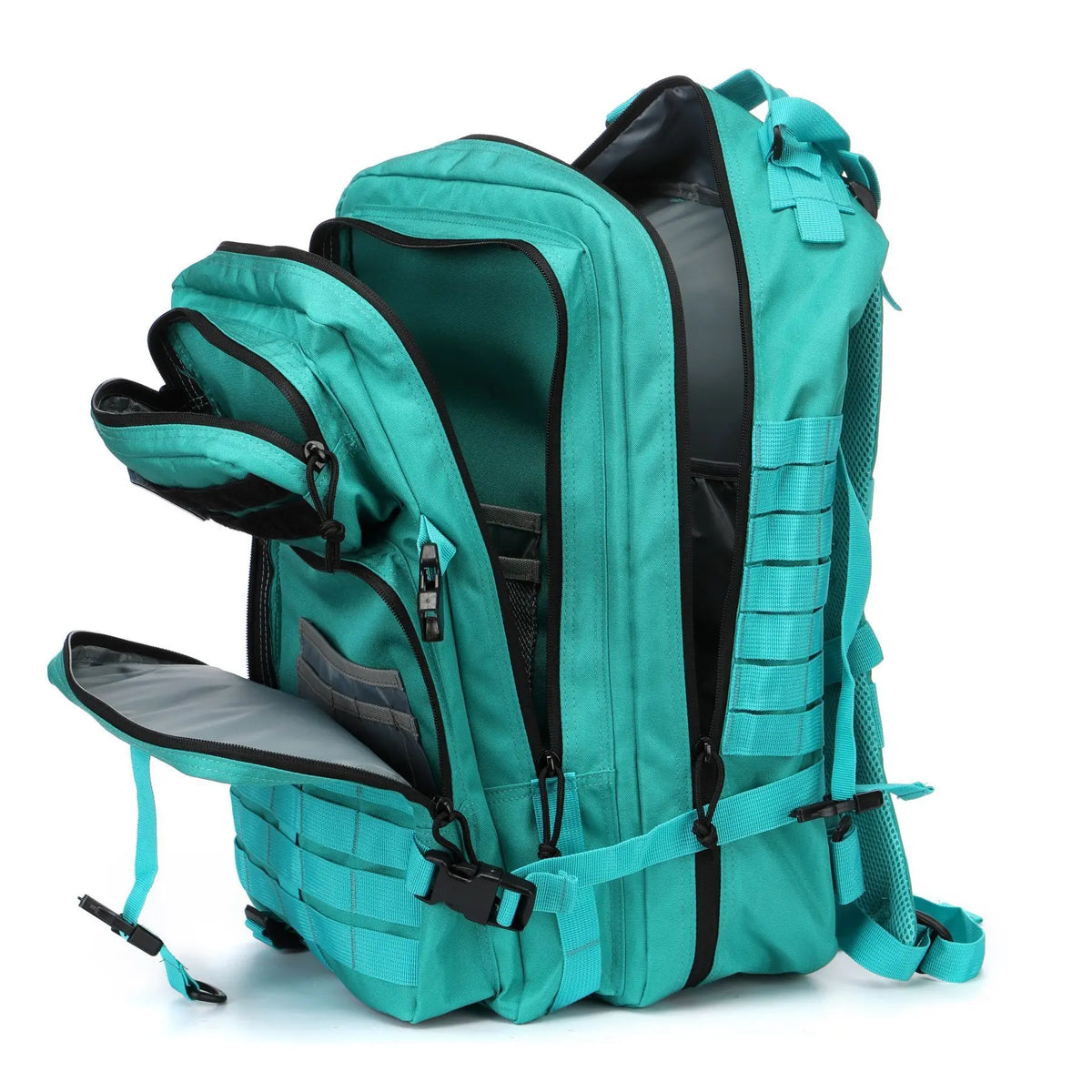 Pack Survie 72h – Kit Complet Famille 3-4 Pers multifonction , sac à dos bleu fuchsia