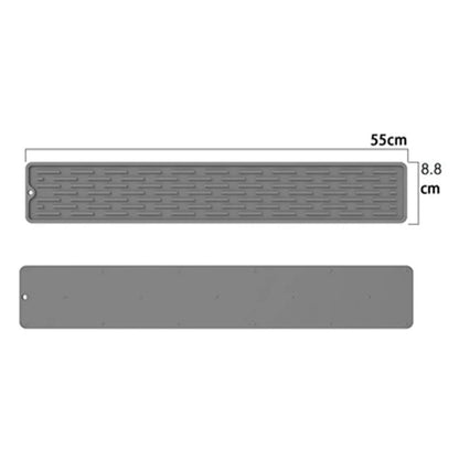 Tapis de Récupération d’Eau pour Robinet – 35 ou 55 cm en silicone avec motif antidérapant pour cuisine