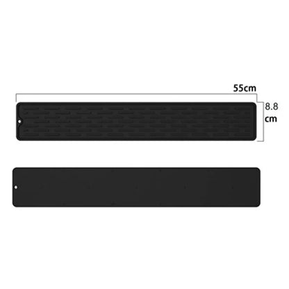 Tapis de Récupération d’Eau pour Robinet – 35 ou 55 cm en noir pour maintenir le plan de travail sec