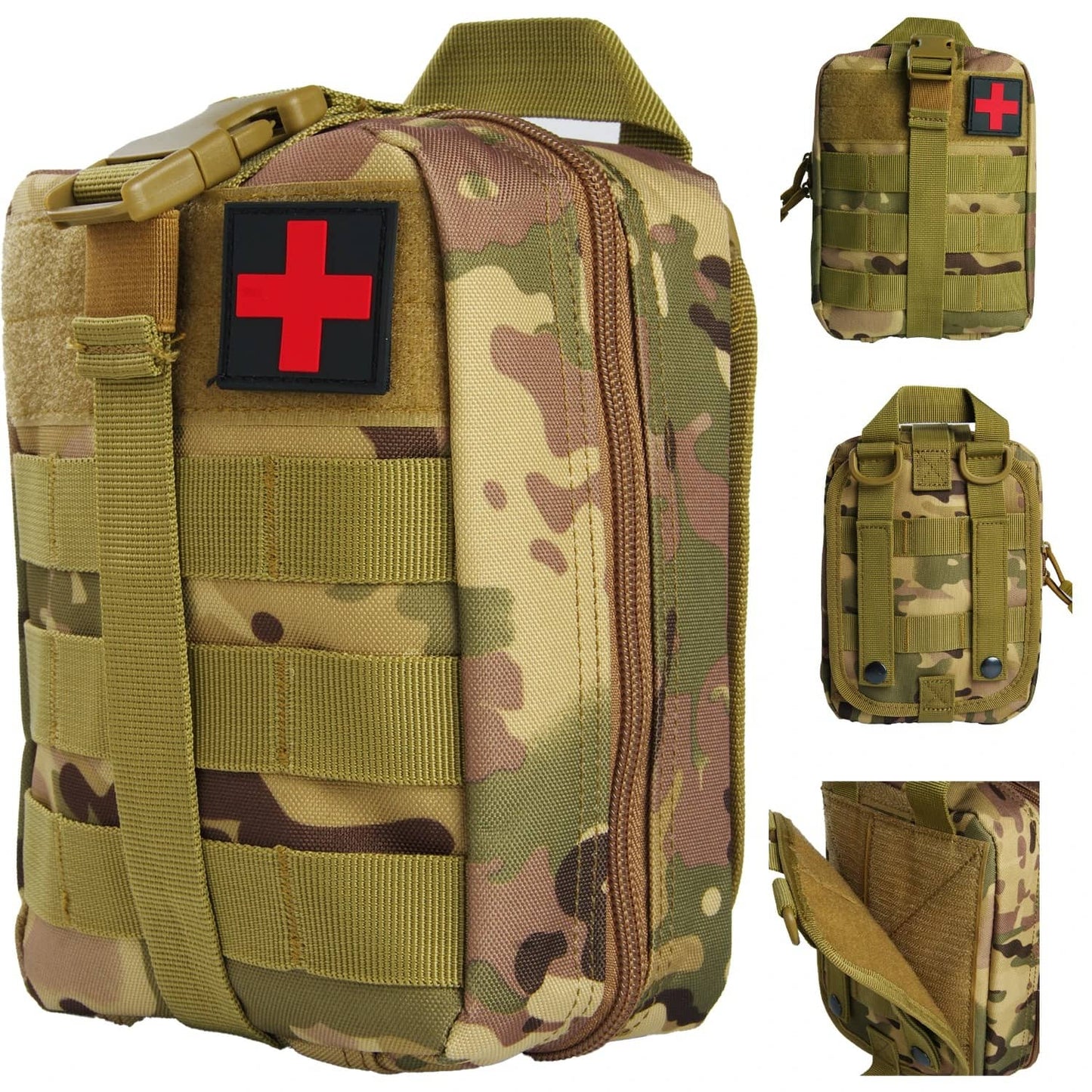 Trousse de secoure en cas de blessure dans le kit solo survie 72h  