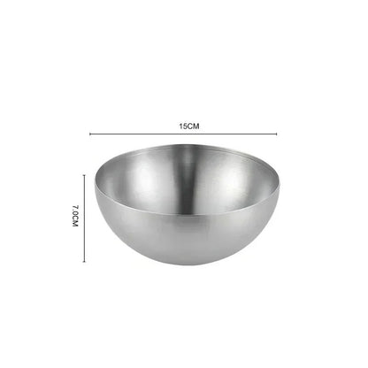 Bol de préparation inox 304 en 3 tailles