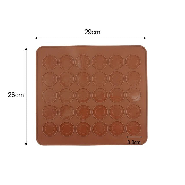 Moule à Macarons en Silicone – 30 ou 48 Cavités
