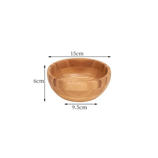 Saladier en bambou naturel – Élégance artisanale pour préparer et servir vos recettes