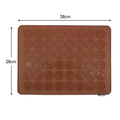 Moule à Macarons en Silicone – 30 ou 48 Cavités