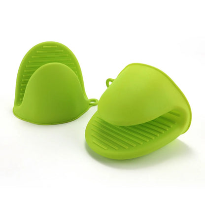 Mini Gants de Cuisine en Silicone Anti-Chaleur – Lot de 2