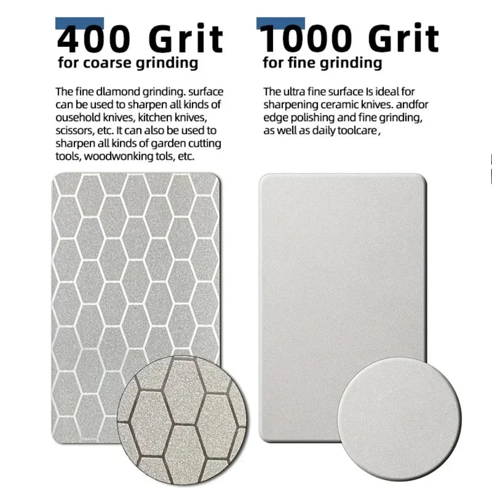 Pierre à aiguiser Venlohome avec deux grains pour aiguiseur de couteaux Venlohome Tranchant rapide et durable