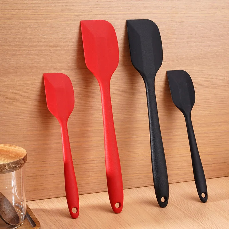 Ustensiles de cuisine Spatules silicone Venlohome Lot de 2 pour pâtisserie facile avec des poignées ergonomiques