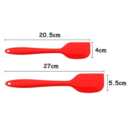 Spatules silicone Venlohome Lot de 2 pour pâtisserie facile avec dimensions de 20,5 cm et 27 cm