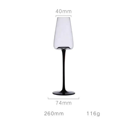 Verre à Vin Rouge Pinot Noir en Cristal Fin au design élégant et moderne, parfait pour les amateurs de vin