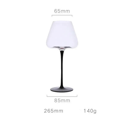 Verre à Vin Rouge Pinot Noir en Cristal Fin avec une élégante base et une silhouette raffinée