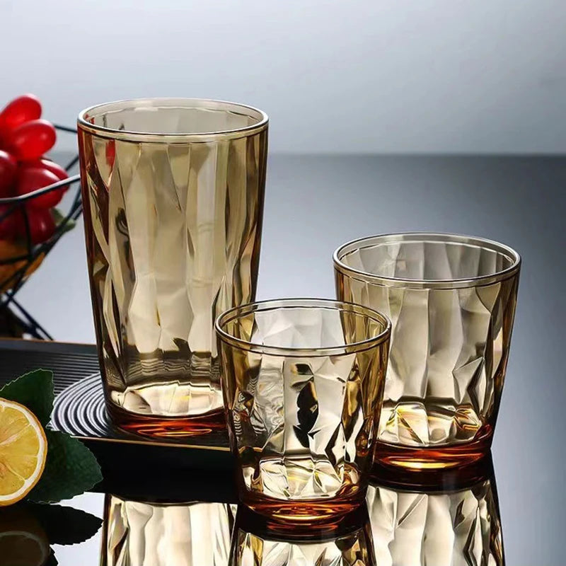 Set de Verres à Table en Verre Transparent – Réutilisables & Éco avec un design élégant et moderne