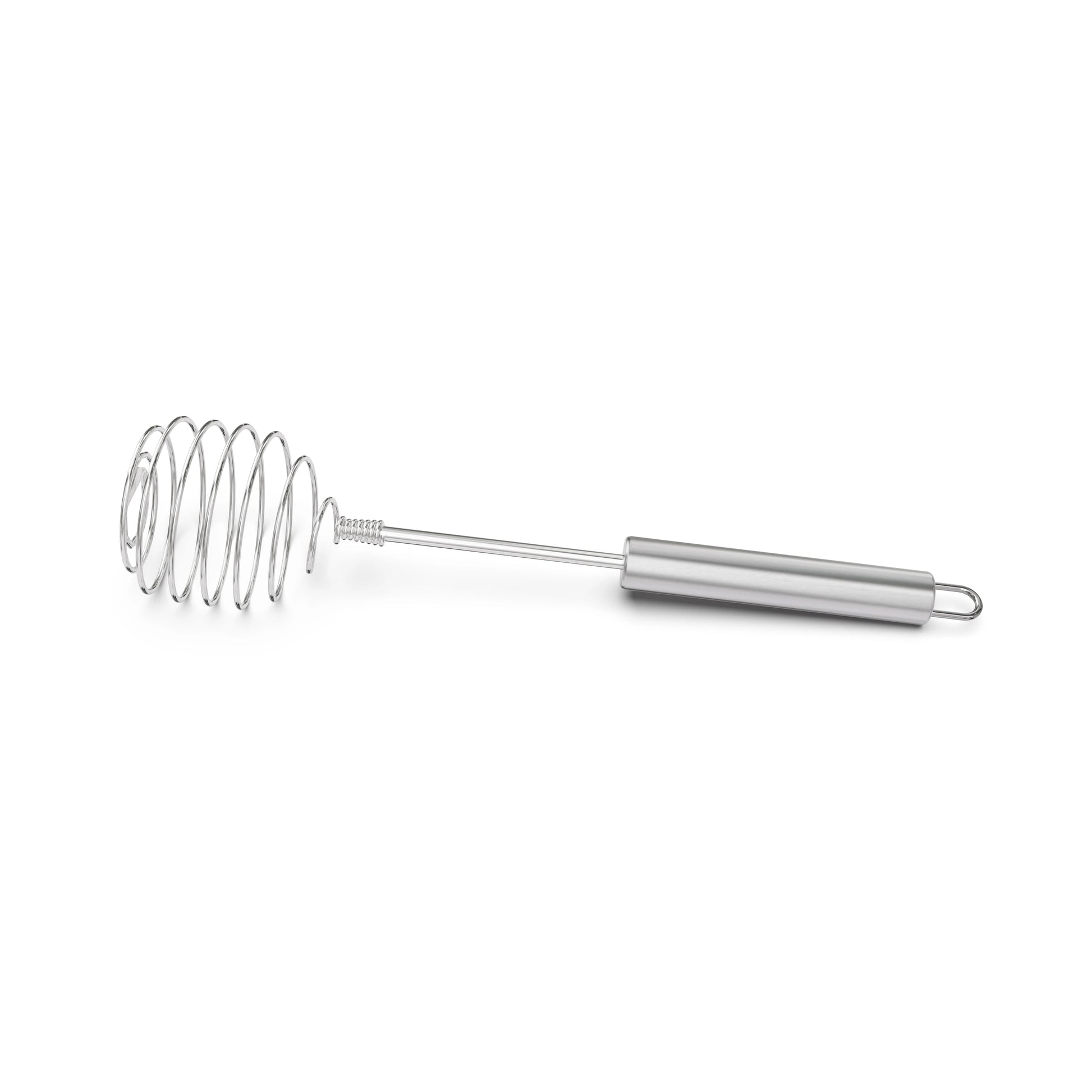 Fouet à œufs manuel inox pour battre œufs, blancs en neige et préparer omelettes, manche inox