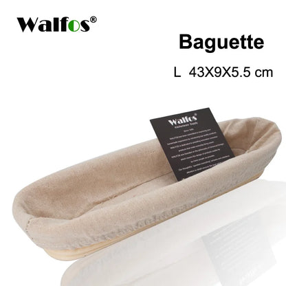 Panier Fermentation en Rotin Naturel pour Pain avec intérieur en tissu pour une levée optimale