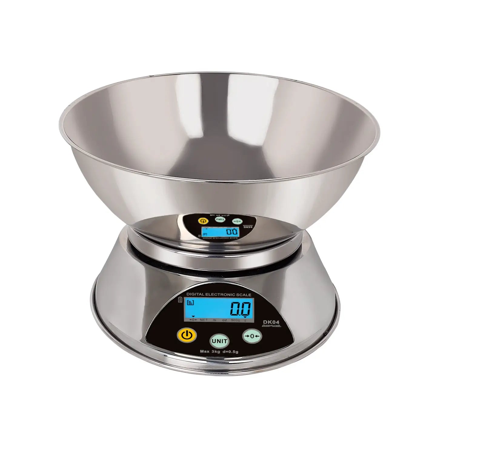 Balance Numérique YUEHENG – Précision 0.1g à 1g avec bol en acier inoxydable pour cuisine